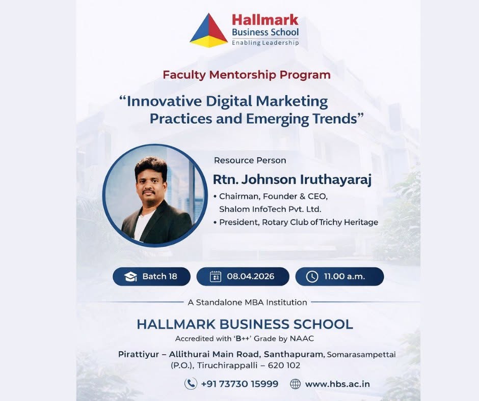 Hallmark Business School Faculty Mentorship