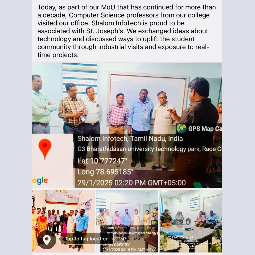 St Joseph's College Professors Visit