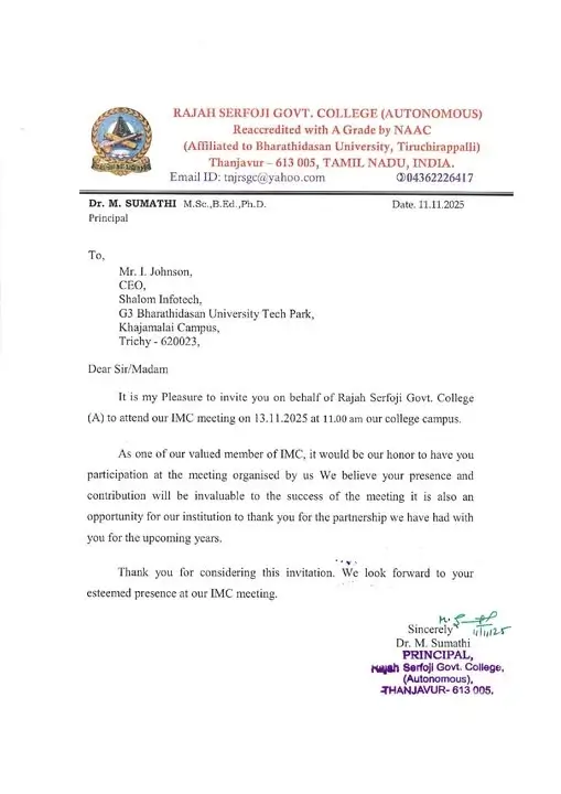 IMC Meeting Invitation