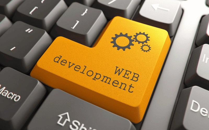 Responsive website layout sample